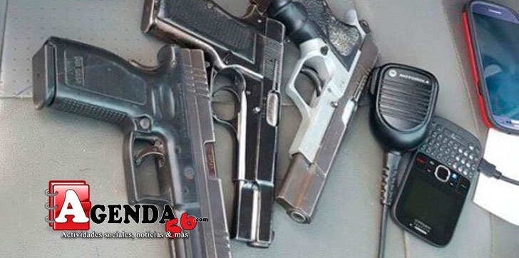 Pistolas-abandonadas-por-asaltantes