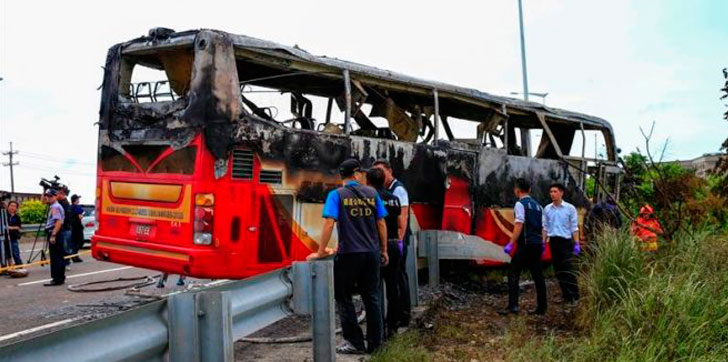 Incendio-autobus-Taiwan