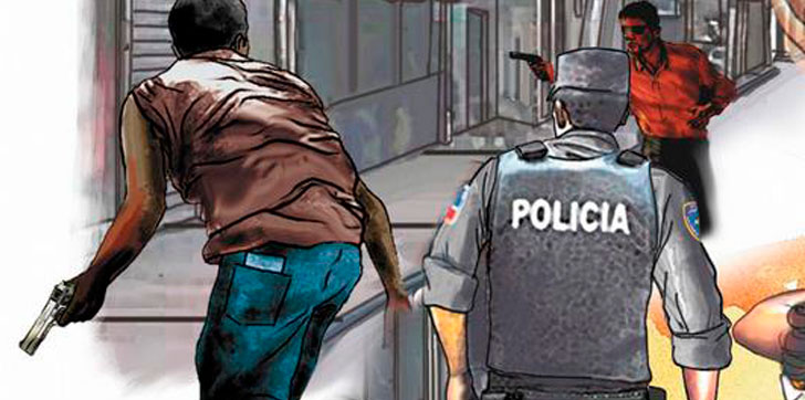 Caricatura-enfrentamiento