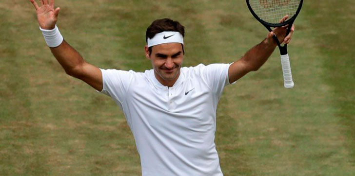 Federer-celebra