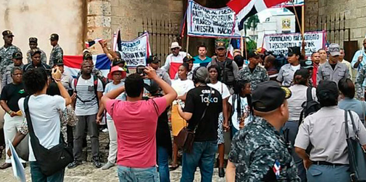 Haitianos-se-manifiestan